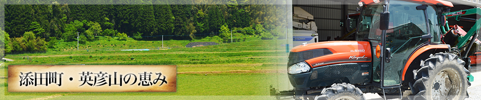 添田町・英彦山の恵み